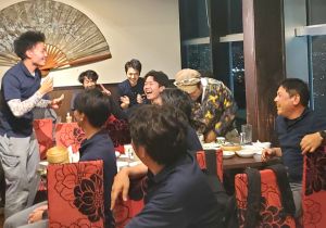 写真：懇親会