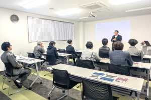 写真：社長のお話