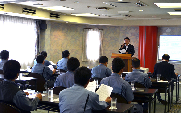 写真：第29期経営計画発表会